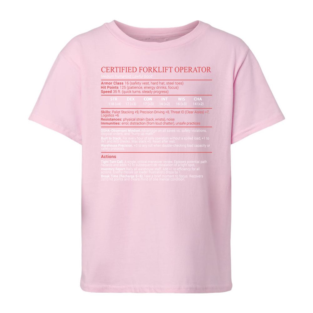 Certified Forklift Operator Stats Block - Light Pink - 7