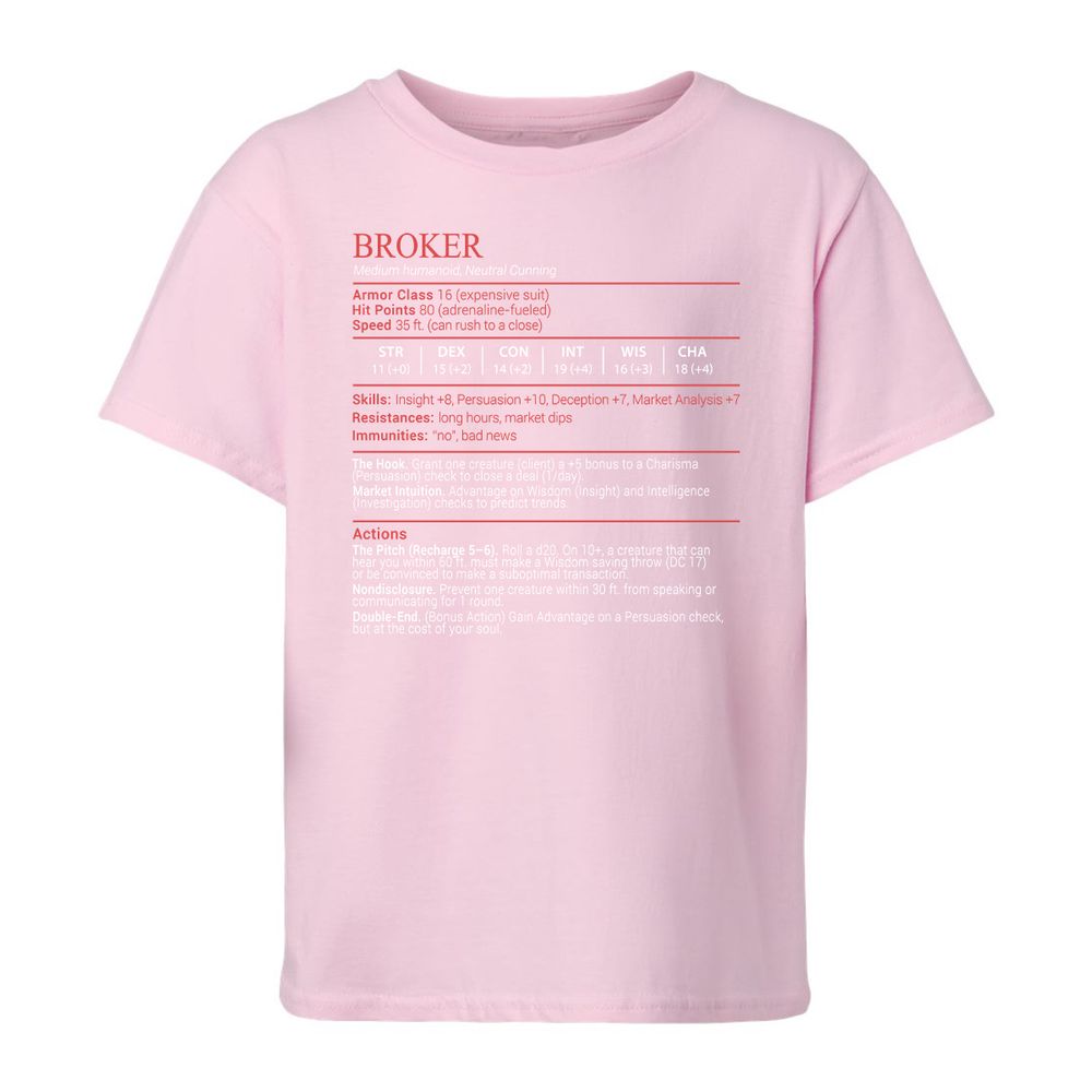 Broker Stats Block - Light Pink - 7
