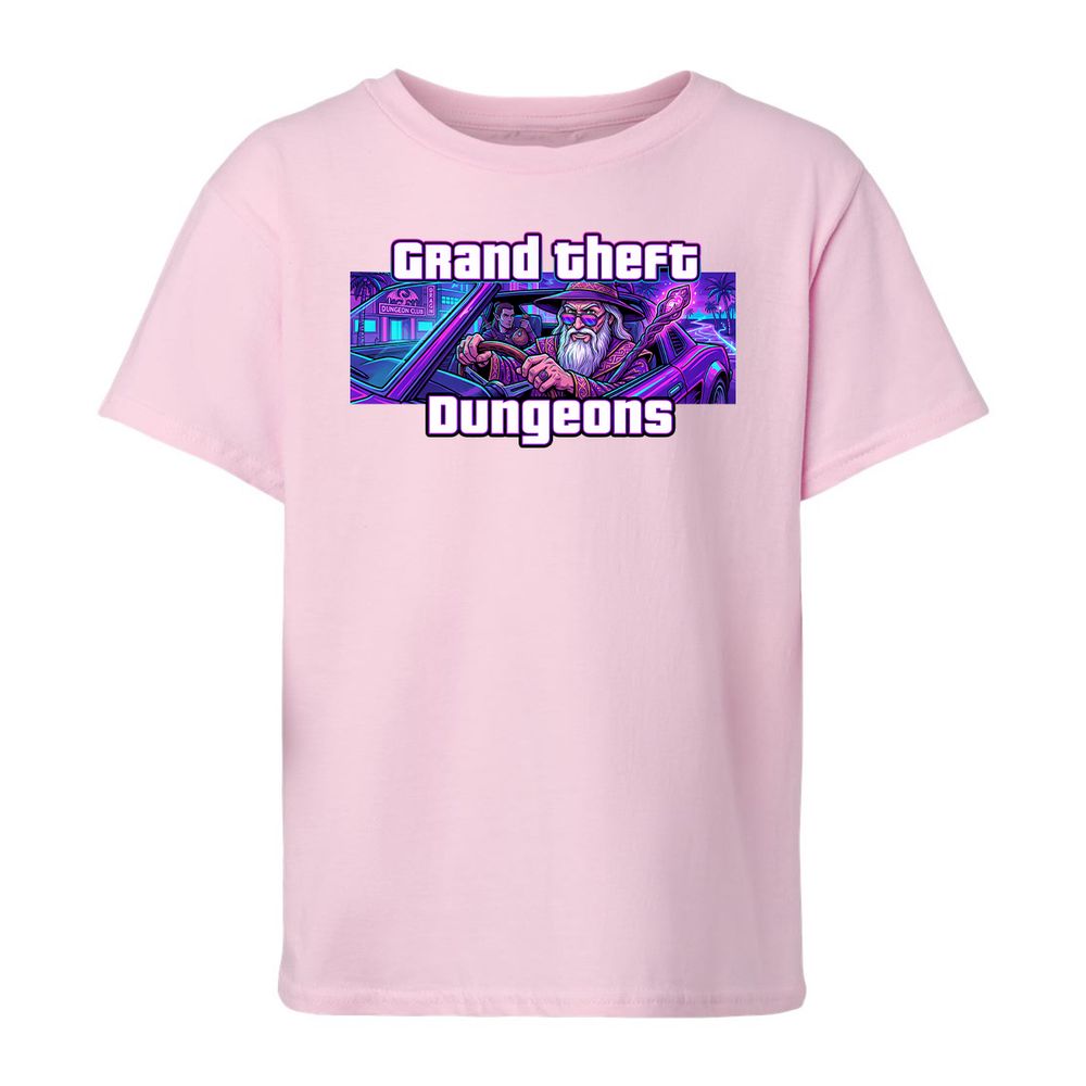 Grand Theft Dungeons Miami - Light Pink - 7