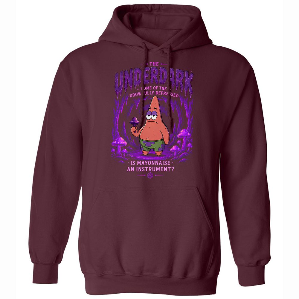 The Underdark Classic Unisex Hoodie - Maroon - 7