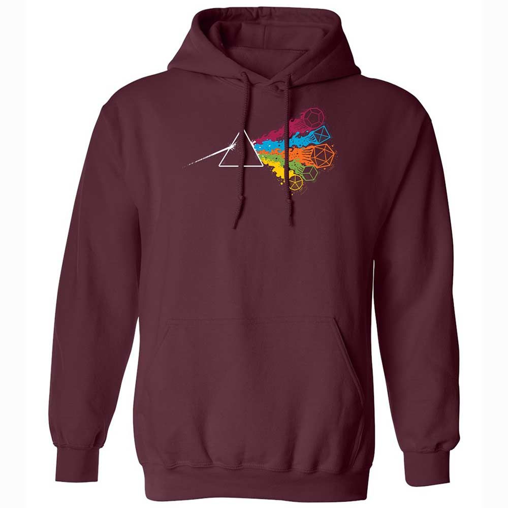 Dark Side Of The Dices Classic Unisex Hoodie - Maroon - 7