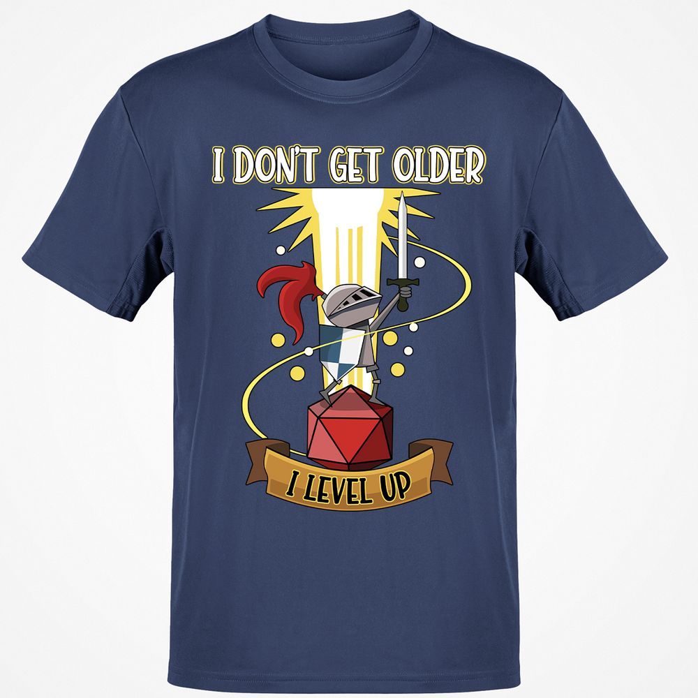 I Dont Get Older I Level Up T-Shirt - Navy - 7