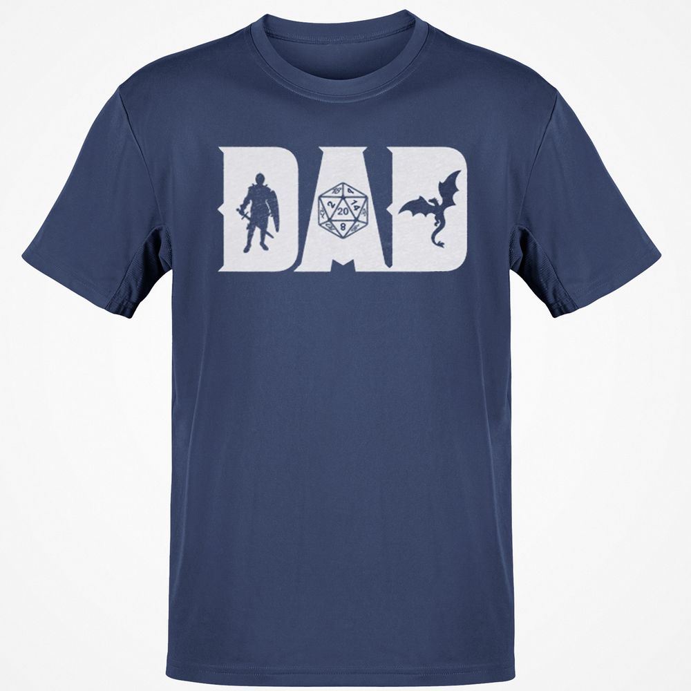 Dad Fathers Day Classic Unisex T-Shirt - Navy - 7