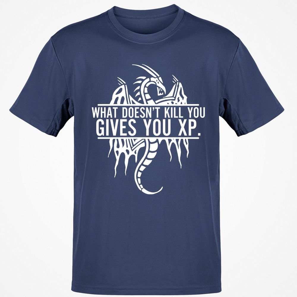 What Doesn't Kill You Classic Unisex T-Shirt - Navy - 7