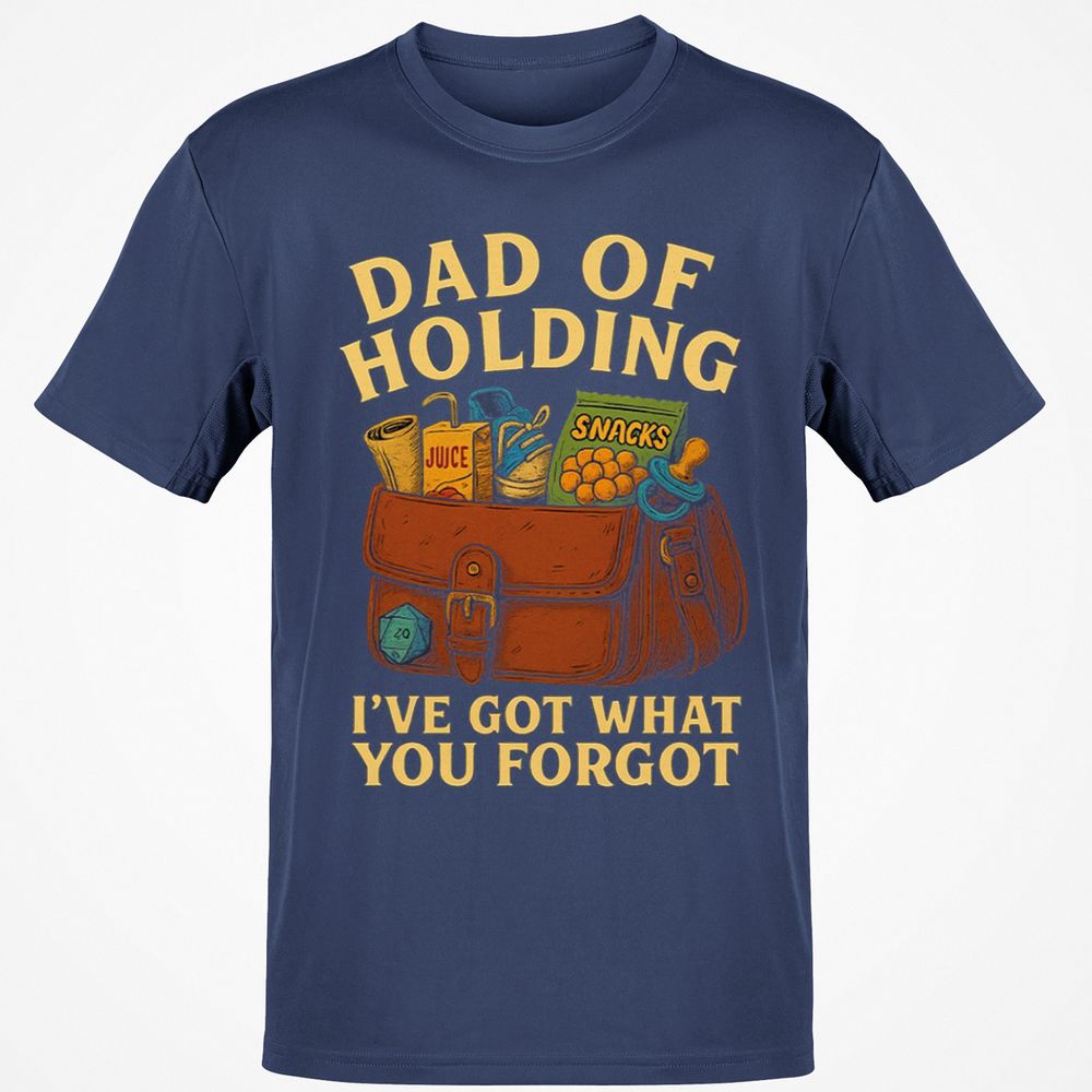 Dad Of Holding Classic Unisex T-Shirt - Navy - 7