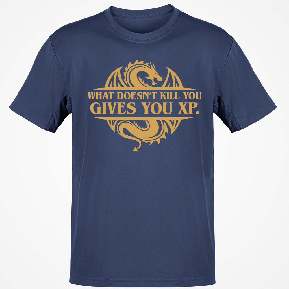 What Doesn't Kill You Gives You XP T-Shirt - Navy - 7