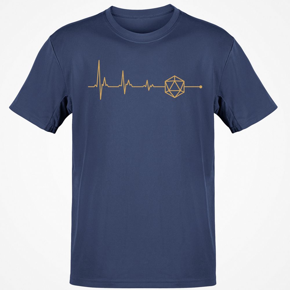 D20 Dice is my Life T-Shirt - Navy - 7