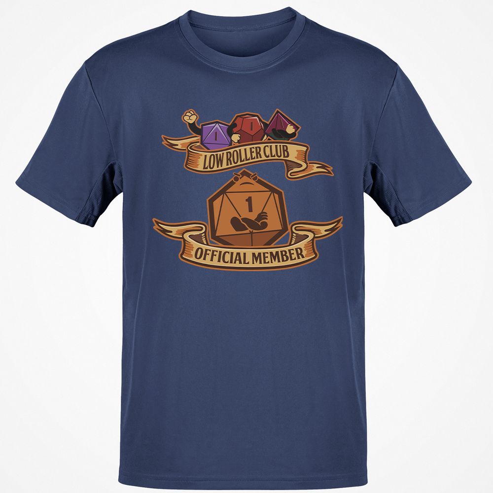 Low Roller Club Classic Unisex T-Shirt - Navy - 7