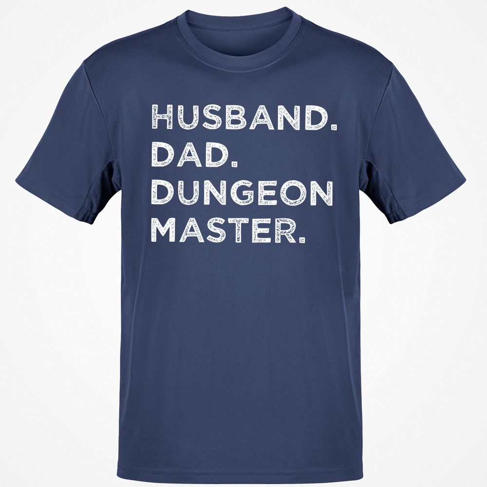 Husband Dad Dungeon Master Classic Unisex T-Shirt - Navy - 7