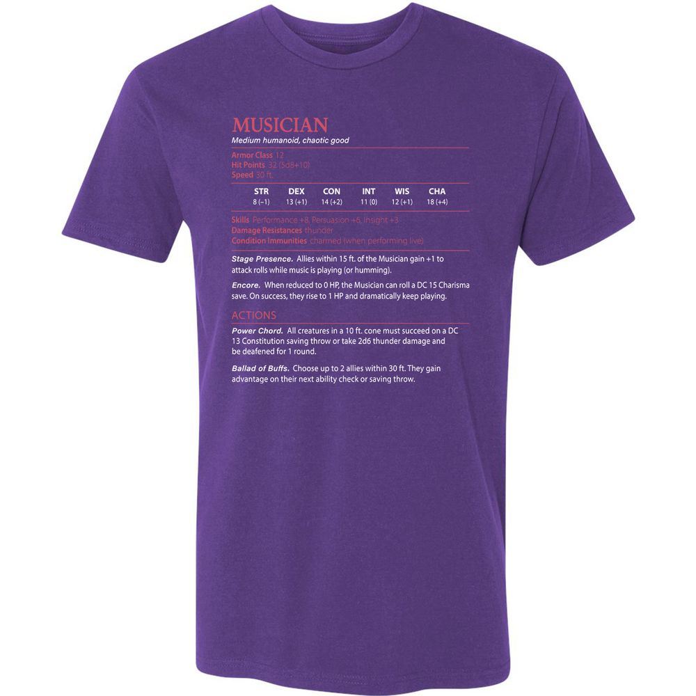 Musician Stats - Purple Rush - 7