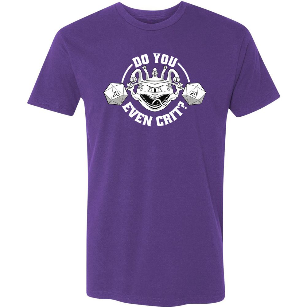 Do You Even Crit Premium Unisex T-Shirt - Purple Rush - 7