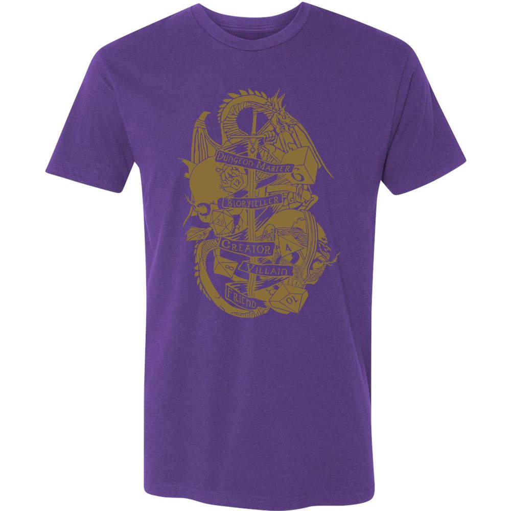Dungeon Master Dragon Premium Unisex T-Shirt - Purple Rush - 7