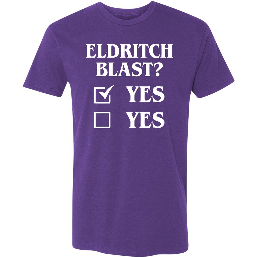 Eldritch Blast Yes Premium Unisex T-Shirt - Purple Rush - 7