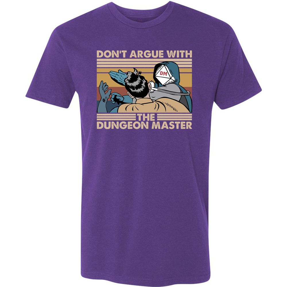 Don't Argue With The DM Premium Unisex T-Shirt - Purple Rush - 7