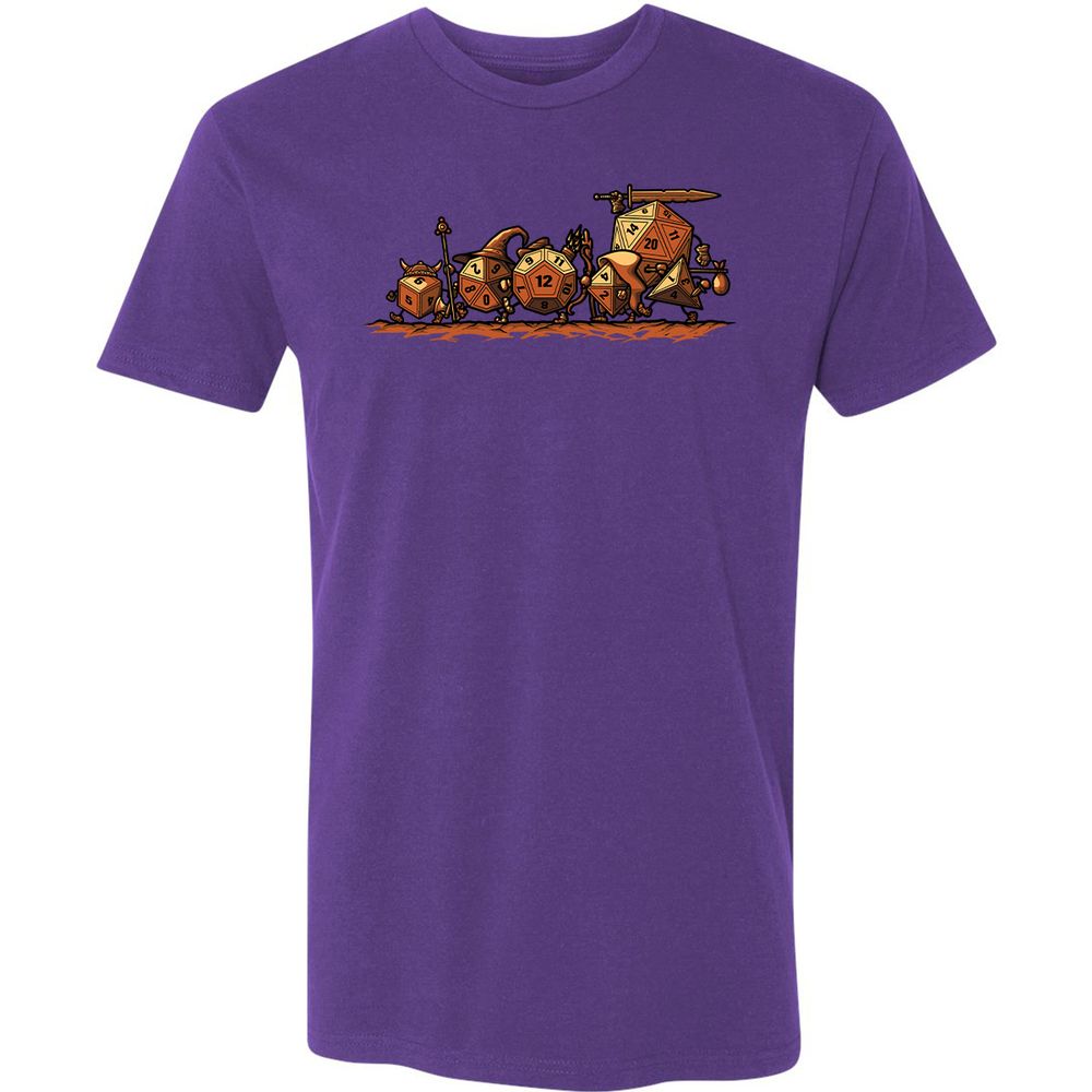 Fellowship Of The Dices Premium Unisex T-Shirt - Purple Rush - 7