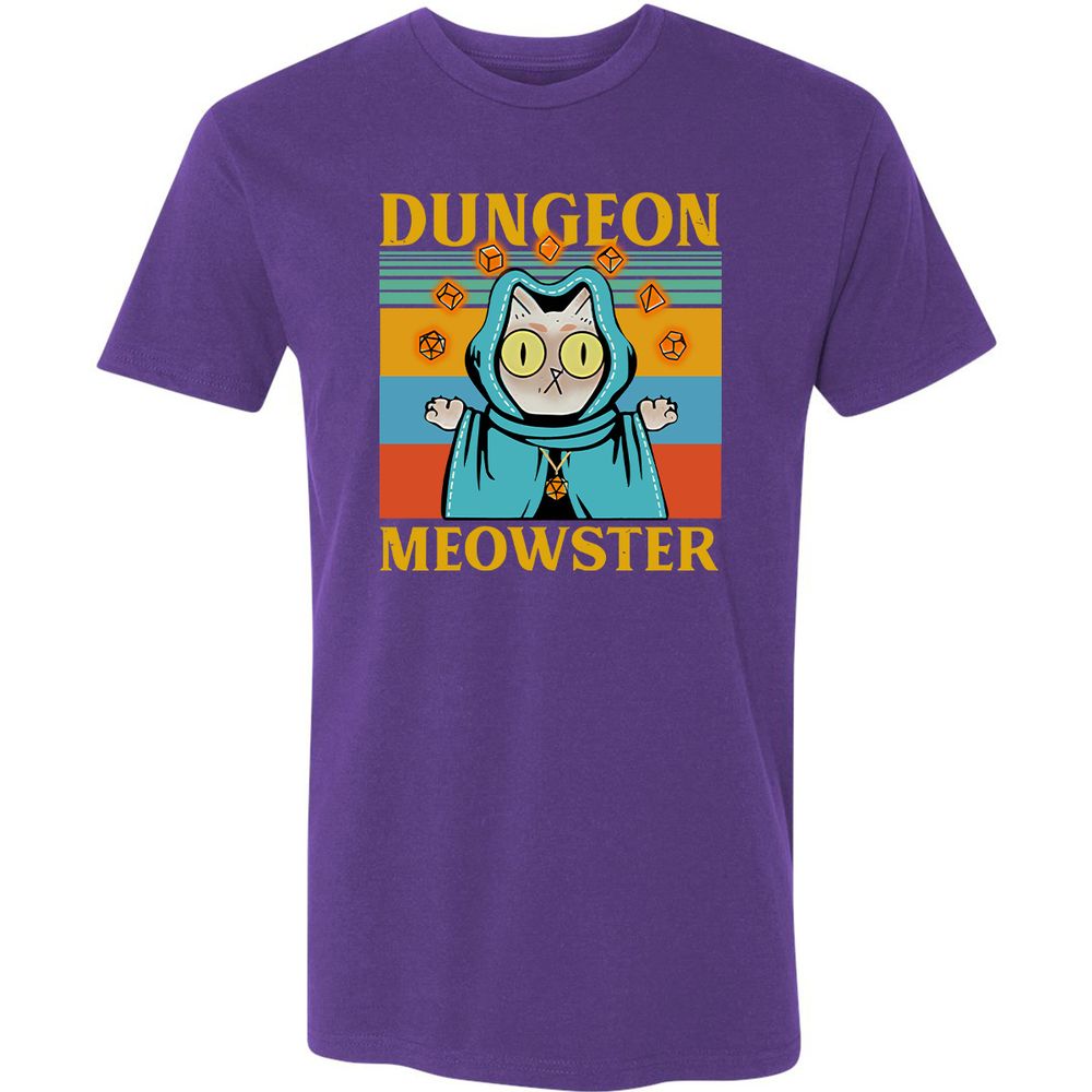 Dungeon Meowster Premium Unisex T-Shirt - Purple Rush - 7