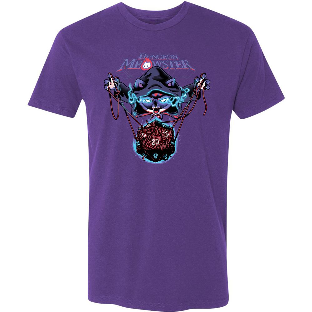 Dungeon Meowster Premium Unisex T-Shirt - Purple Rush - 7
