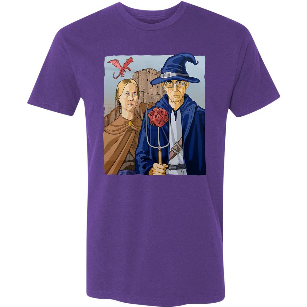 DnD Gothic Premium Unisex T-Shirt - Purple Rush - 7