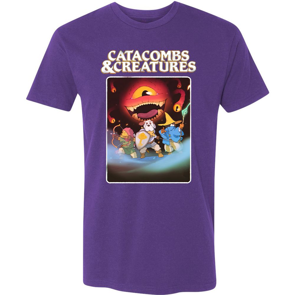 Catacombs & Creatures Premium Unisex T-Shirt - Purple Rush - 7