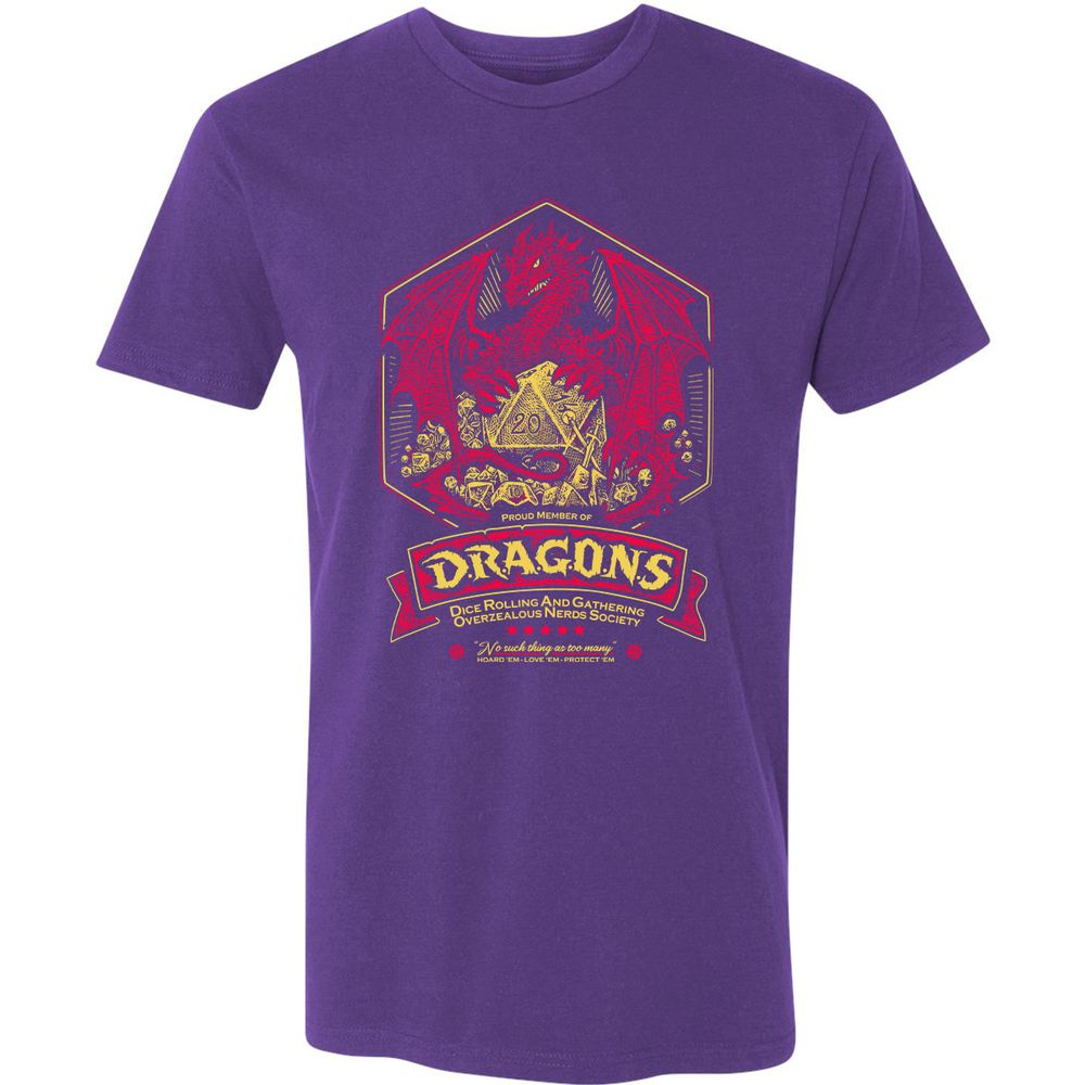 Fantasy Dragon With Dice - Purple Rush - 7