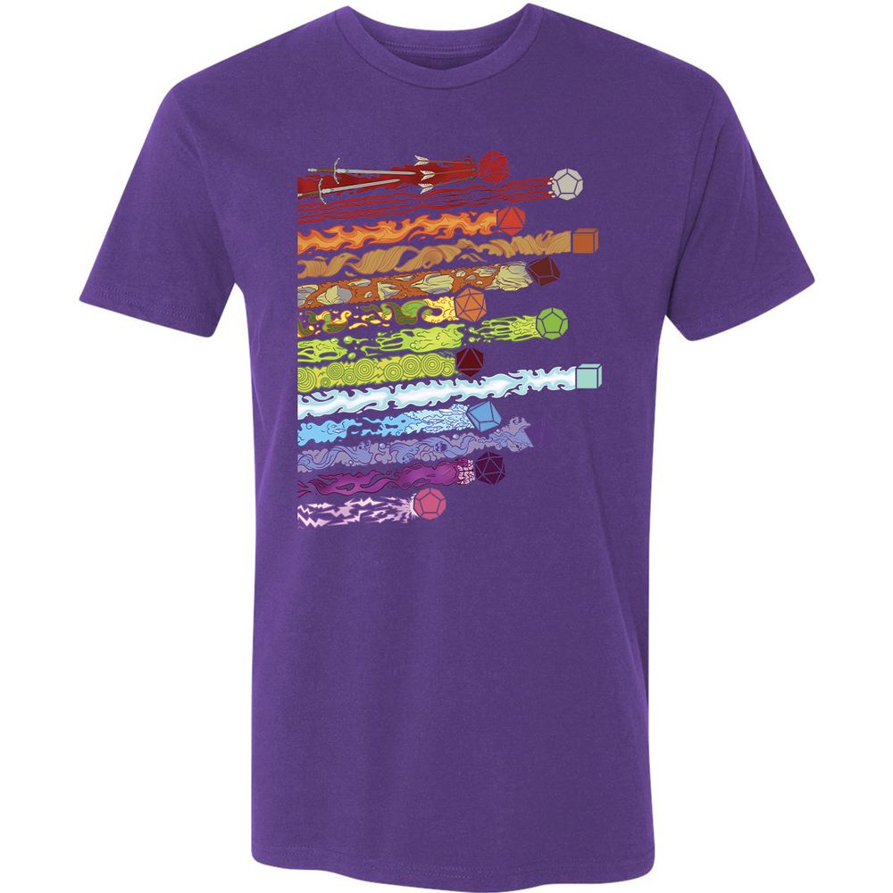 Damage Dices Premium Unisex T-Shirt - Purple Rush - 7