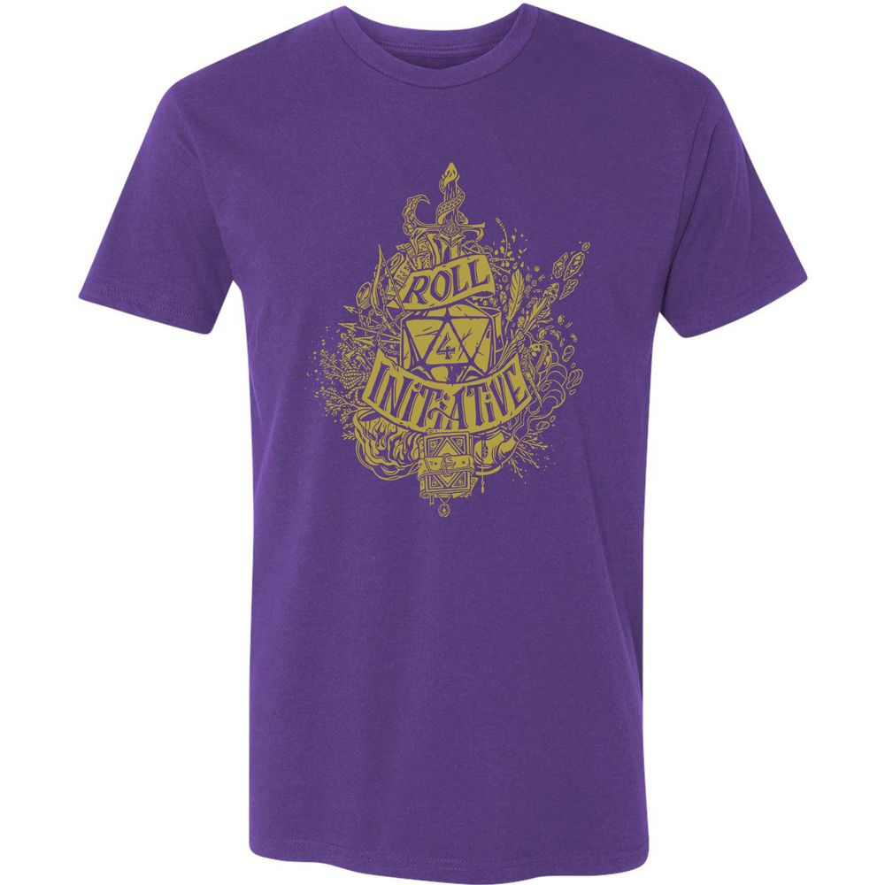 Roll Initiative Premium Unisex T-Shirt - Purple Rush - 7