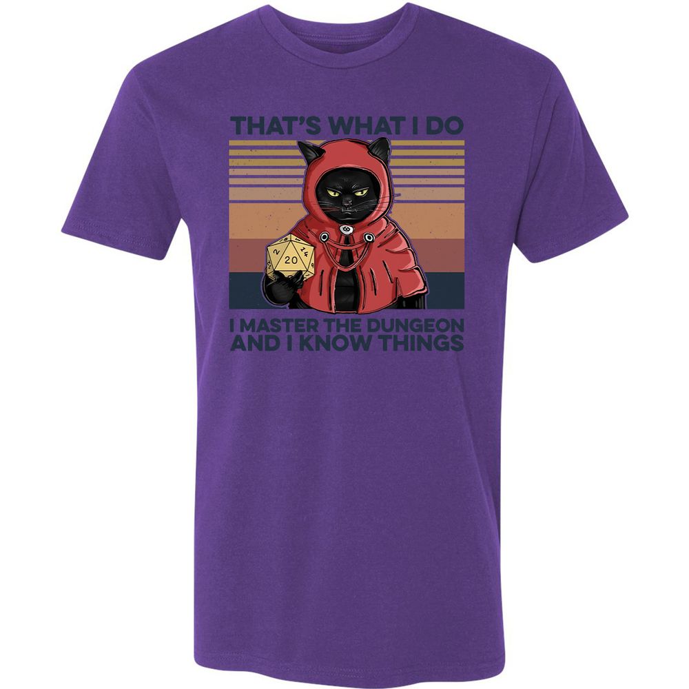 I Master The Dungeons Premium Unisex T-Shirt - Purple Rush - 7