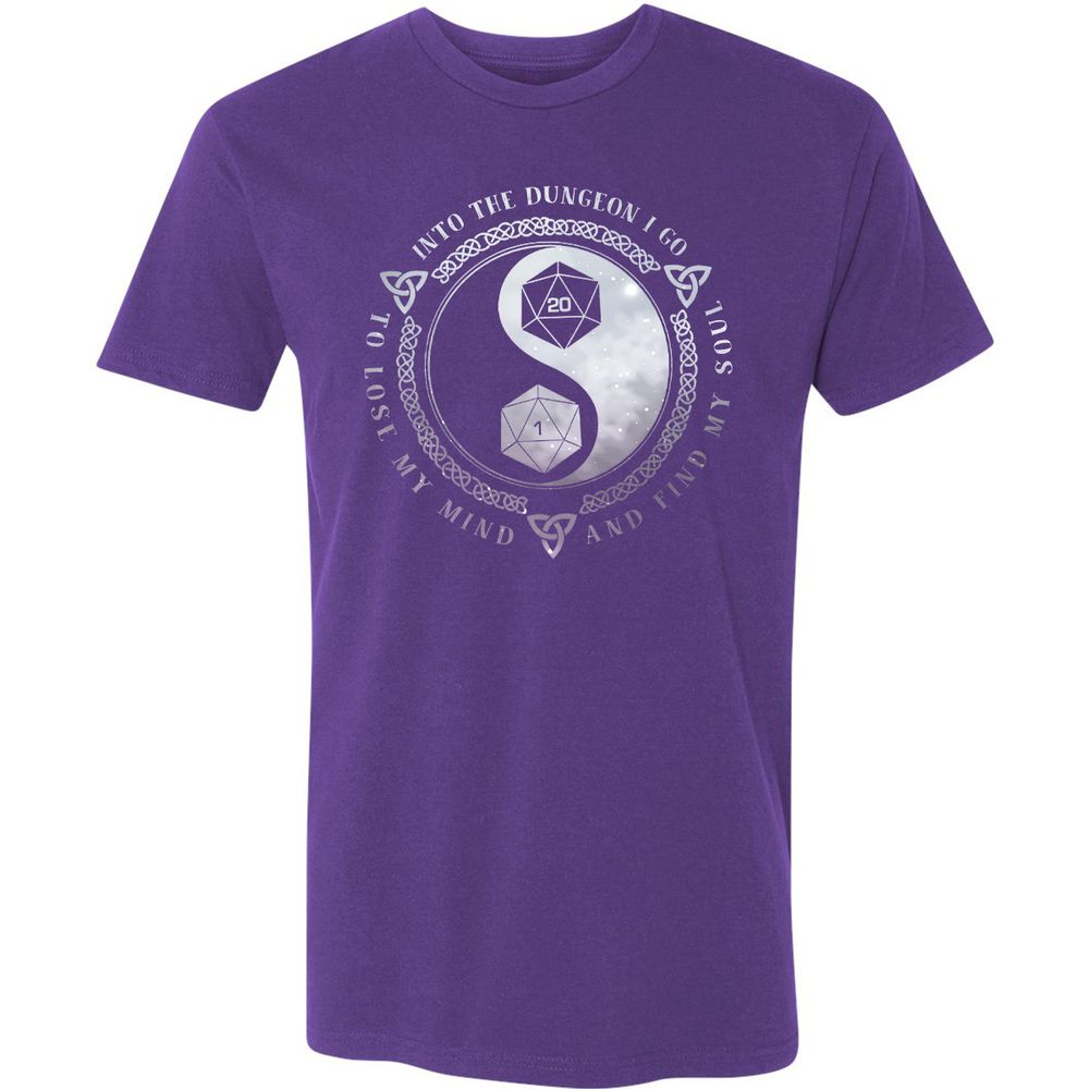 Into The Dungeon I Go Premium Unisex T-Shirt - Purple Rush - 7