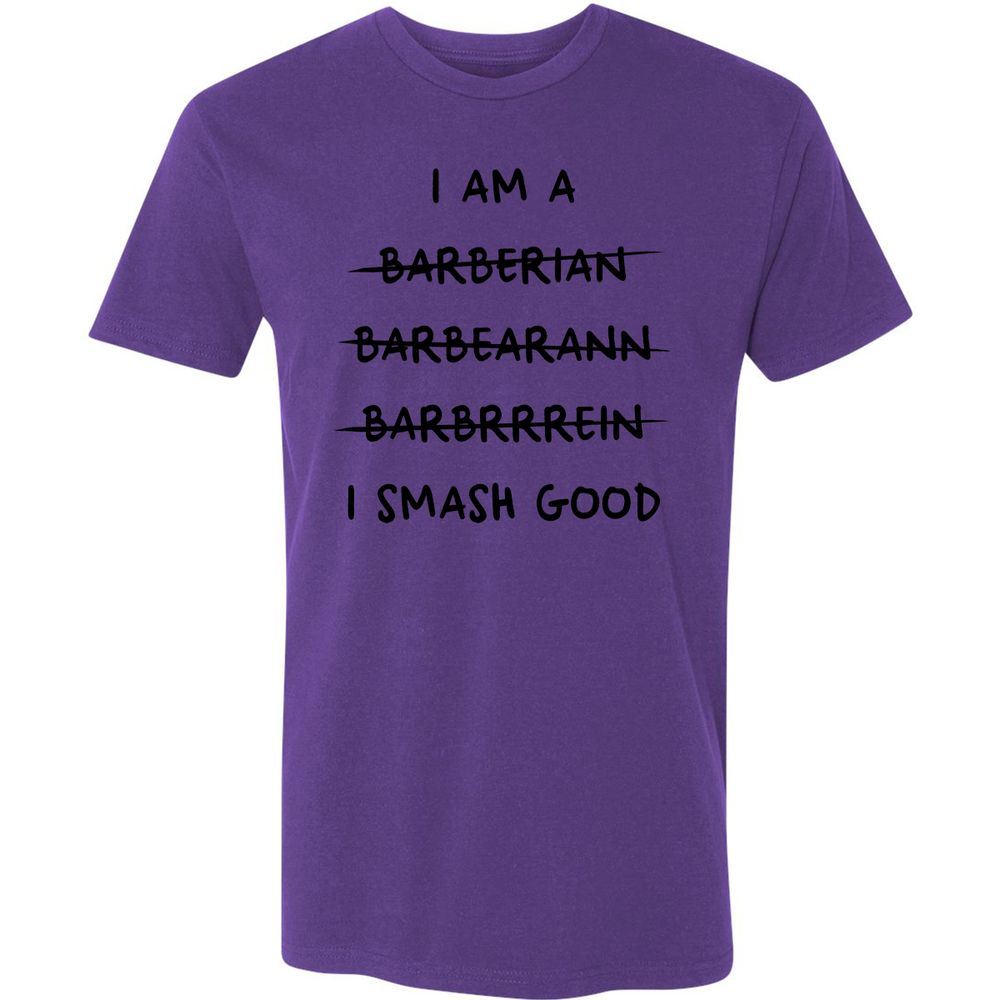 I Am A Barbarian Premium Unisex T-Shirt - Purple Rush - 7