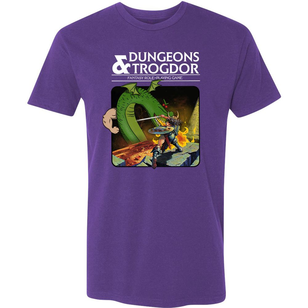 Trogdor Premium Unisex T-Shirt - Purple Rush - 7