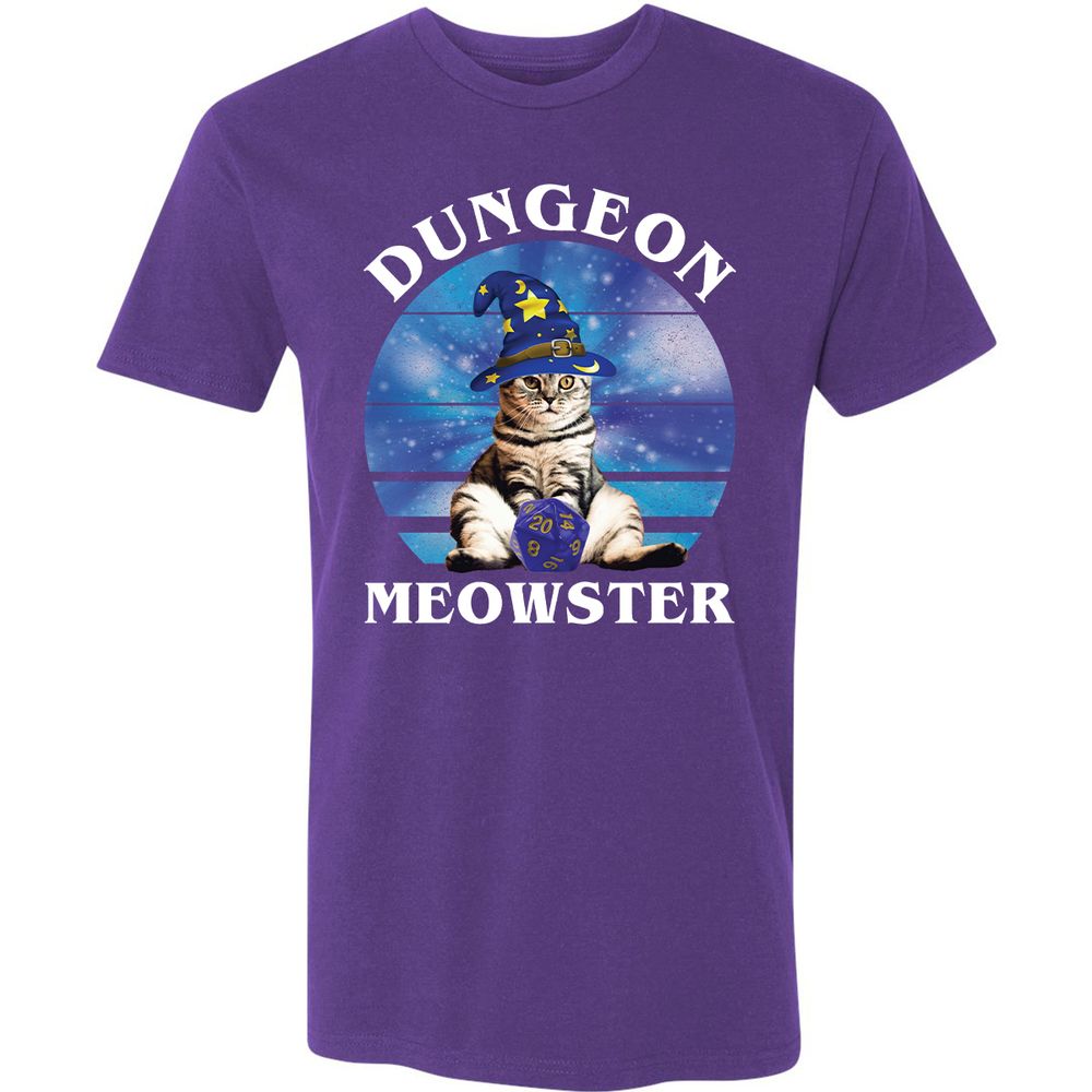 Dungeon Meowster Vintage Premium Unisex T-Shirt - Purple Rush - 7