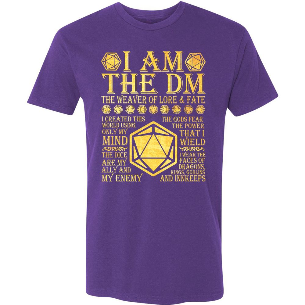 I Am The DM Premium Unisex T-Shirt - Purple Rush - 7