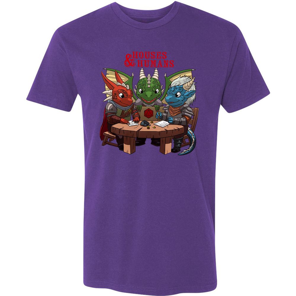 Houses & Humans Premium Unisex T-Shirt - Purple Rush - 7