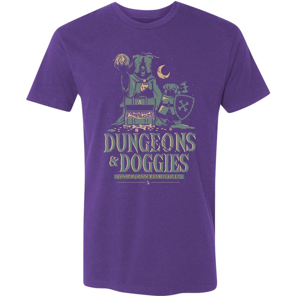 Dungeons & Doggies Premium Unisex T-Shirt - Purple Rush - 7