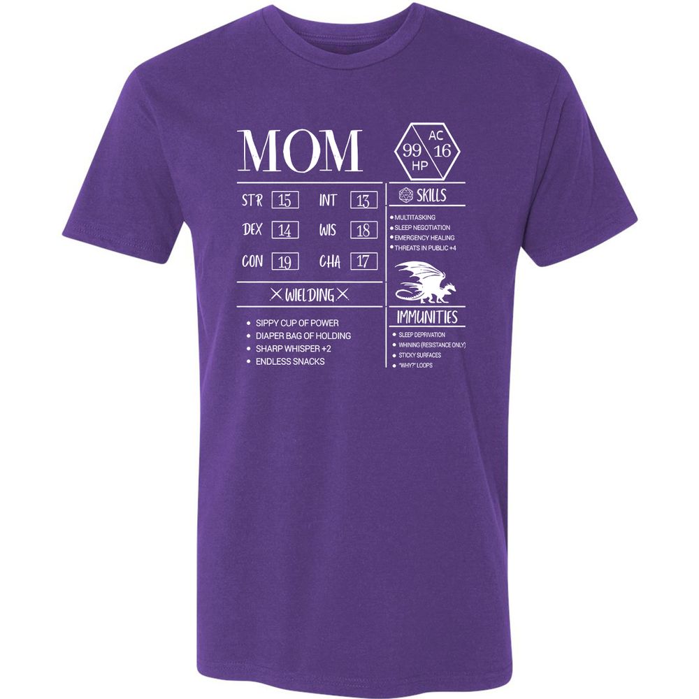 Mom New Premium Unisex T-Shirt - Purple Rush - 7