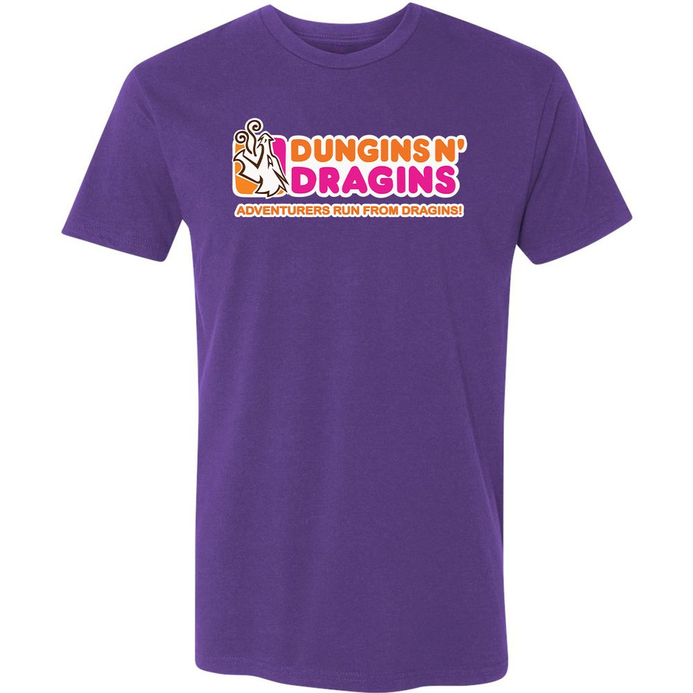 Dungins & Dragins Premium Unisex T-Shirt - Purple Rush - 7