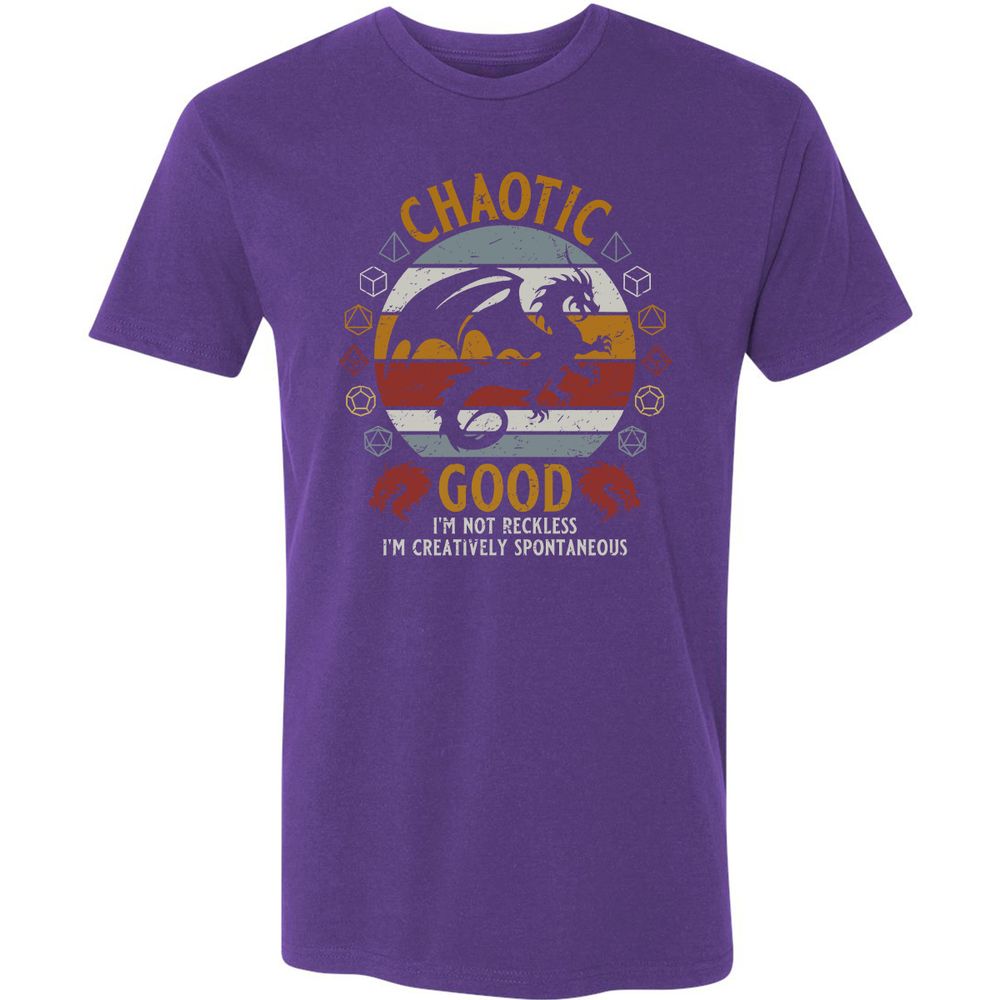 Chaotic Good Premium Unisex T-Shirt - Purple Rush - 7