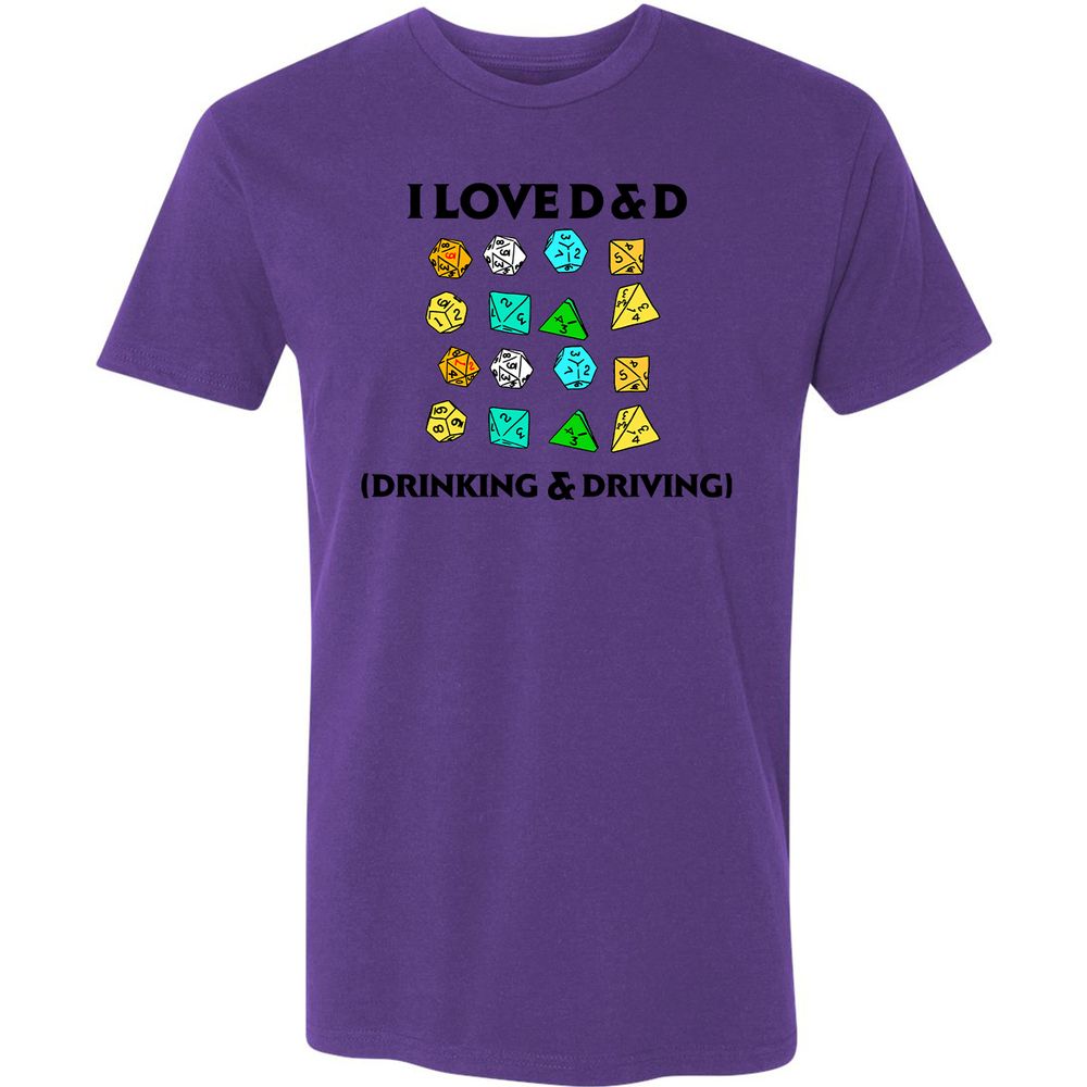 Drinking & Driving Premium Unisex T-Shirt - Purple Rush - 7