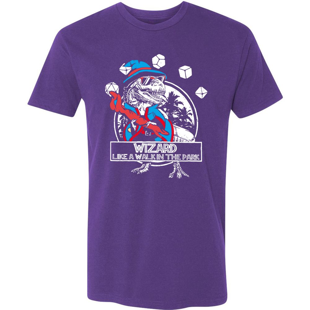 Wizard Like The Walk In The Park Premium Unisex T-Shirt - Purple Rush - 7