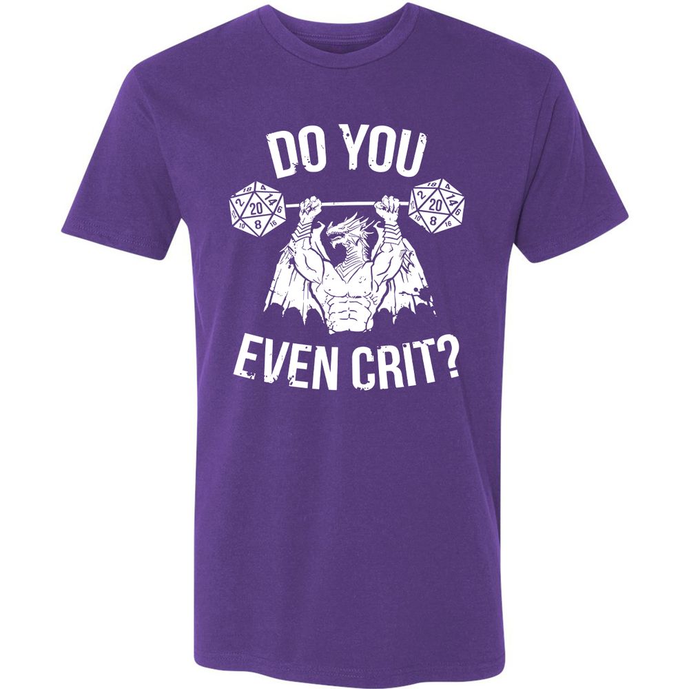 Do You Even Crit Premium Unisex T-Shirt - Purple Rush - 7