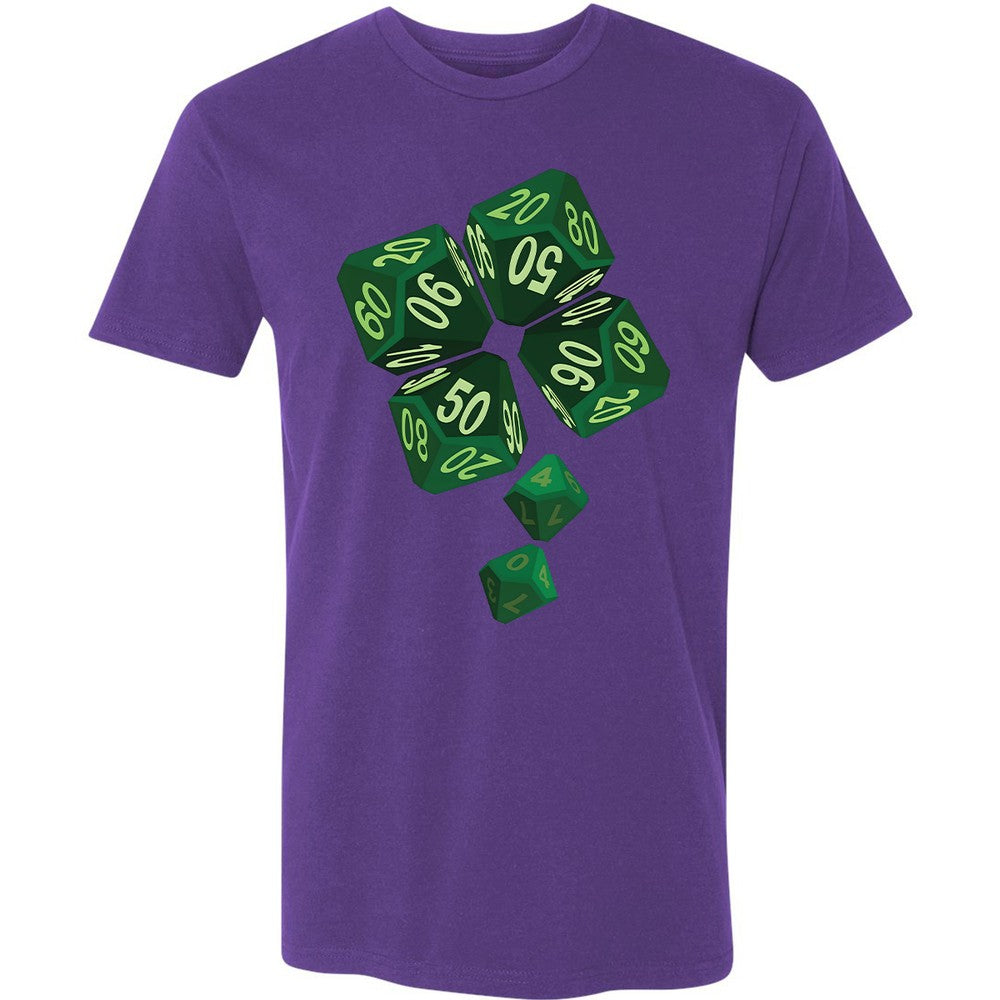 Dice Clover Premium Unisex T-Shirt - Purple Rush - 7