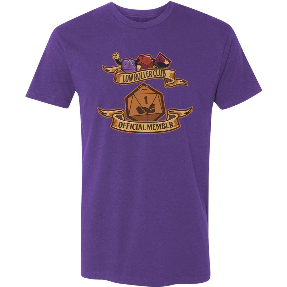 Low Roller Club Premium Unisex T-Shirt - Purple Rush - 7
