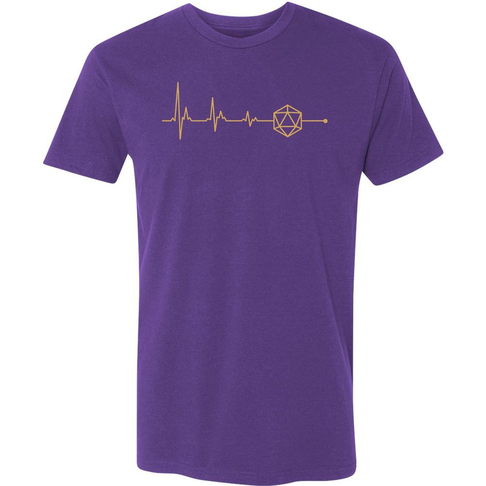 D20 Dice Is My Life Premium Unisex T-Shirt - Purple Rush - 7