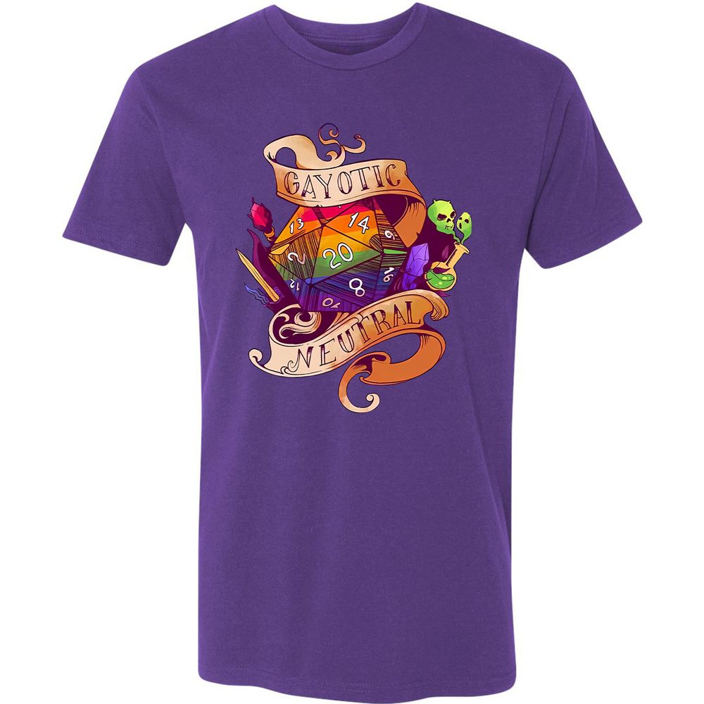 Gayotic Neutral Premium Unisex T-Shirt - Purple Rush - 7