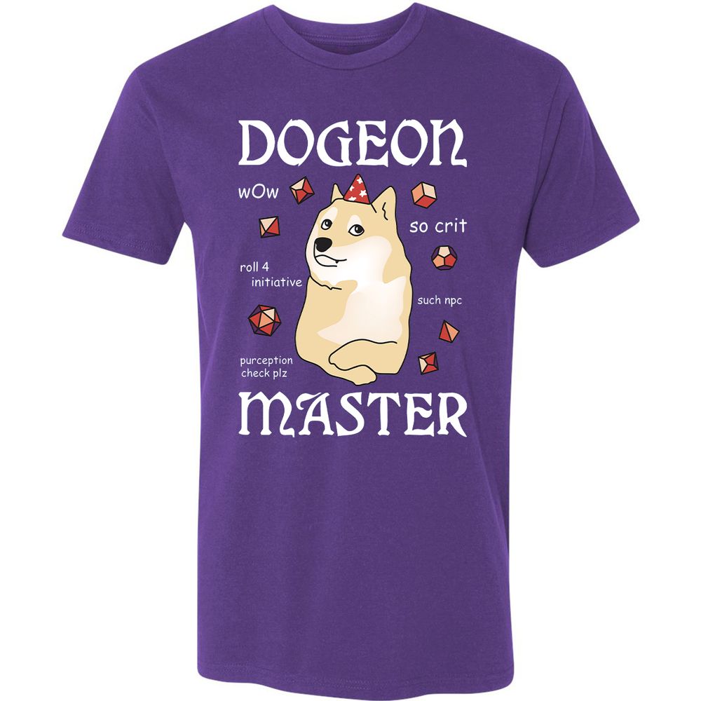 Dogeon Master Premium Unisex T-Shirt - Purple Rush - 7