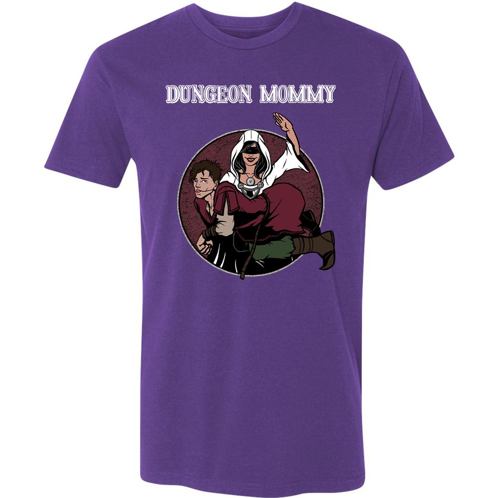 Dominant Dungeon Mommy Premium Unisex T-Shirt - Purple Rush - 7