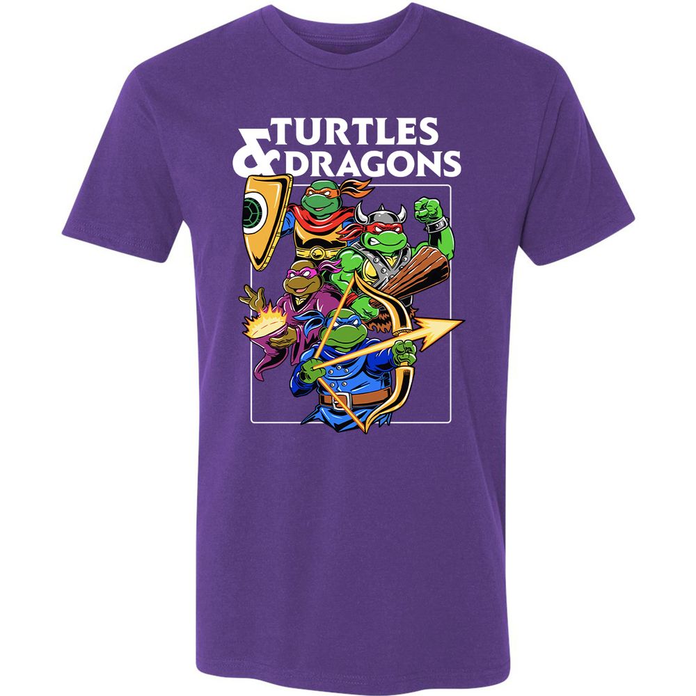 Turtles & Dragons Premium Unisex T-Shirt - Purple Rush - 7