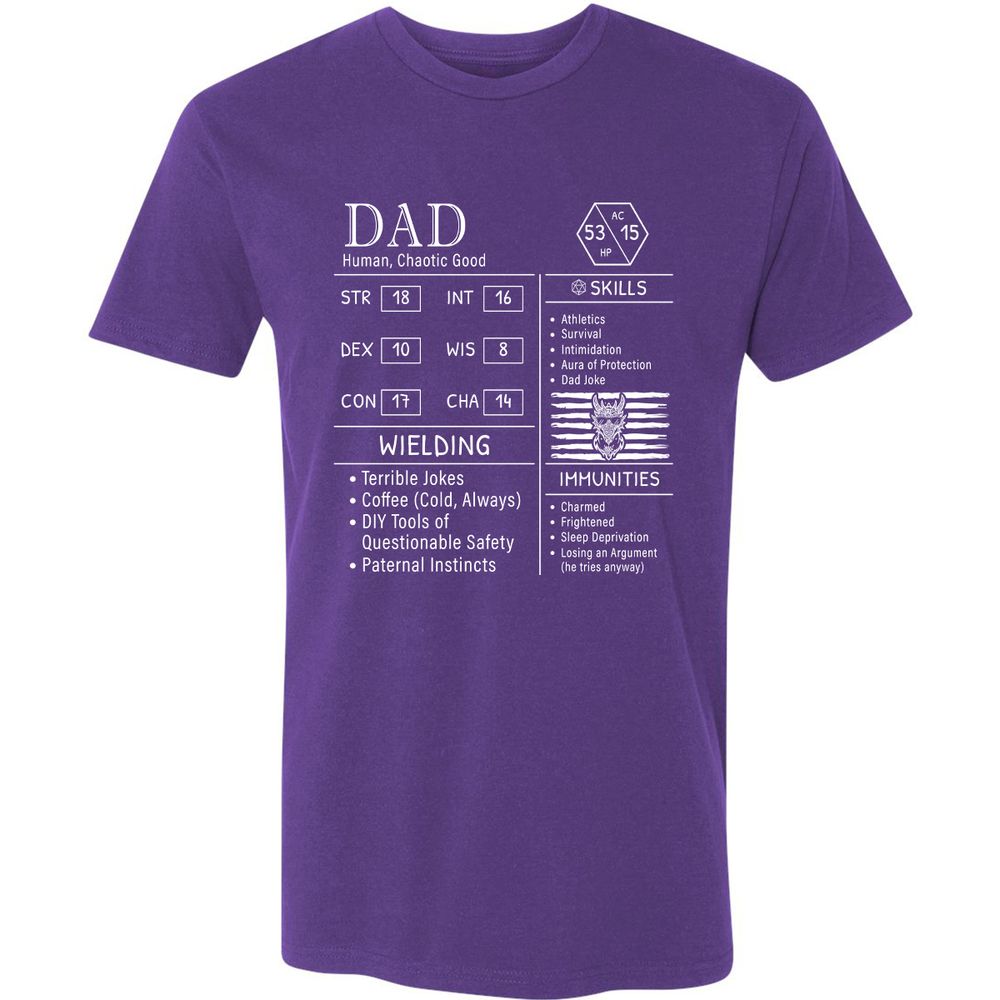 Dad Stats New - Purple Rush - 7