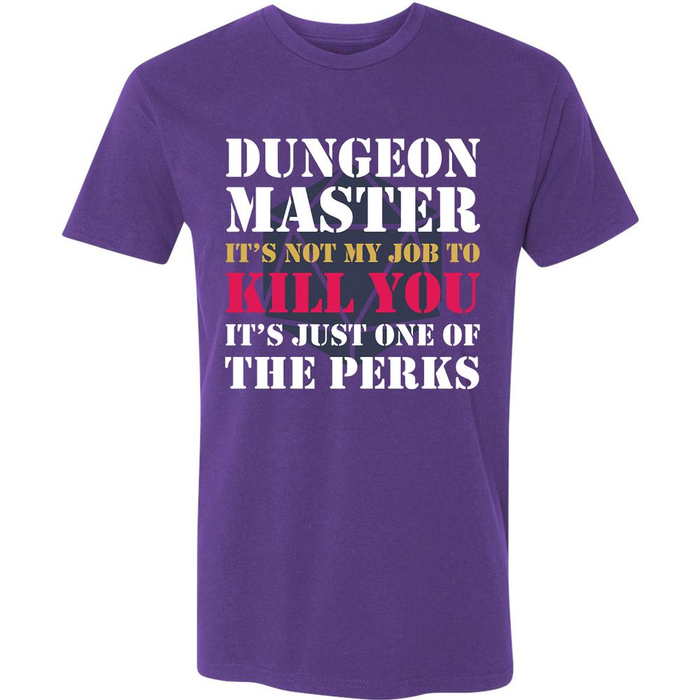 DUNGEON MASTER NOT MY JOB Premium Unisex T-Shirt - Purple Rush - 7