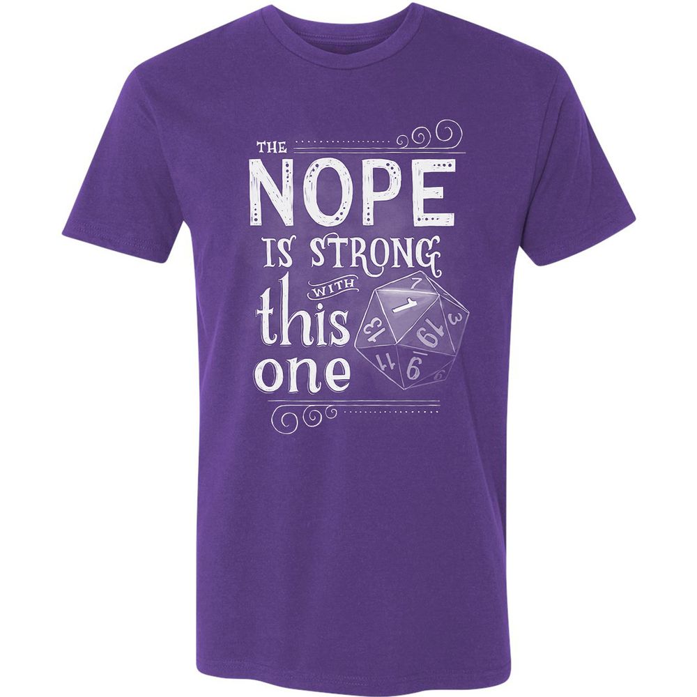 The NOPE is Strong with This One Premium Unisex T-Shirt - Purple Rush - 7
